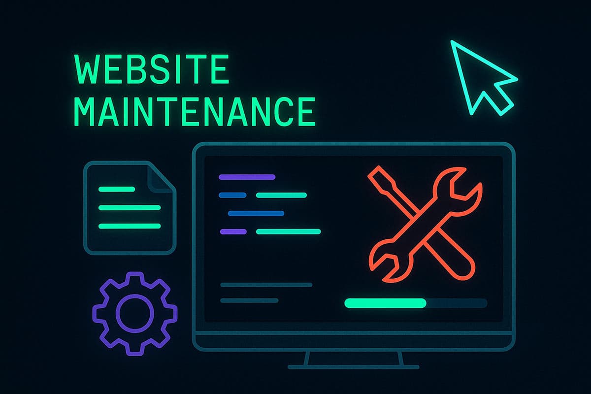 Website Maintenance visual